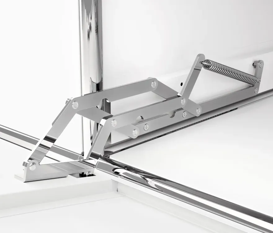 Regal Metall »CN3« mit 4 Klappenfächern, weiß