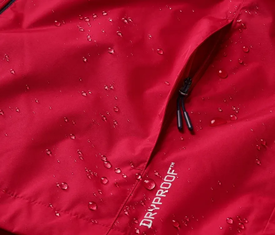 Regenjacke, rot