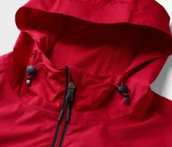Regenjacke, rot