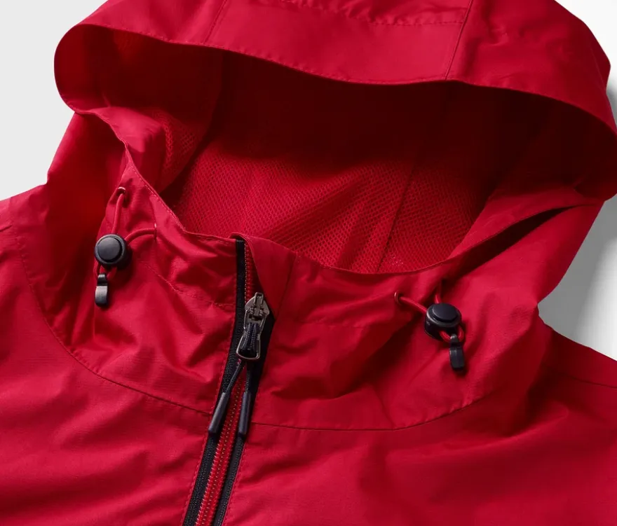 Regenjacke, rot
