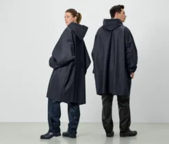 Regenponcho, navy