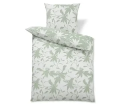 Renforcé-Bettwäsche, floral, Normalgröße