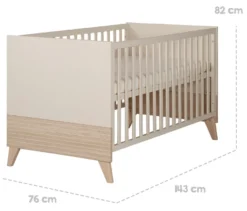 roba Babybett »Sidney«, 70 x 140 cm, cashmere