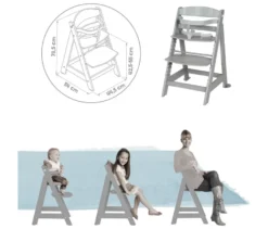 Roba »Born up Miffy« 2-in-1-Hochstuhl, taupe