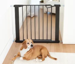 roba easySafe+ Tür-und-Treppen-Schutzgitter mit 14-cm-Erweiterung, schwarz