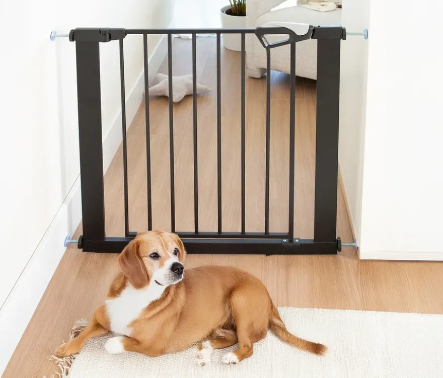 roba easySafe+ Tür-und-Treppen-Schutzgitter, schwarz