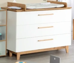 roba »Finn« Kinderzimmerset mit Bett, Wickelkommode und 3-türigem Schrank