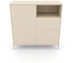 Roba Highboard »Hygge« mit 2 Türen, cashmere-weiß