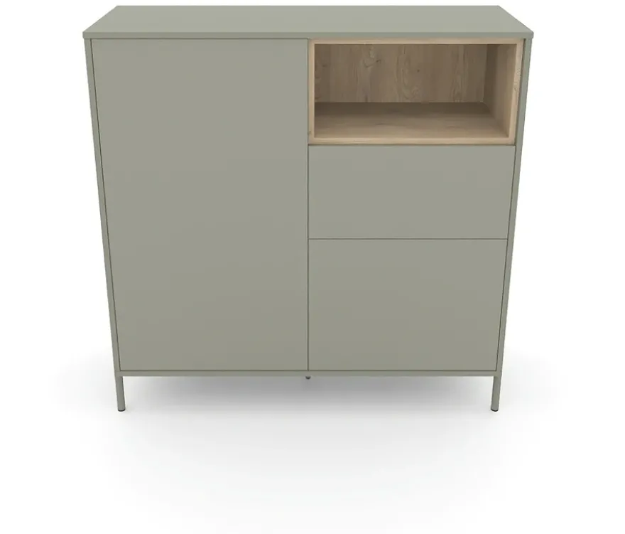 Roba Highboard »Hygge« mit 2 Türen, salbeigrün