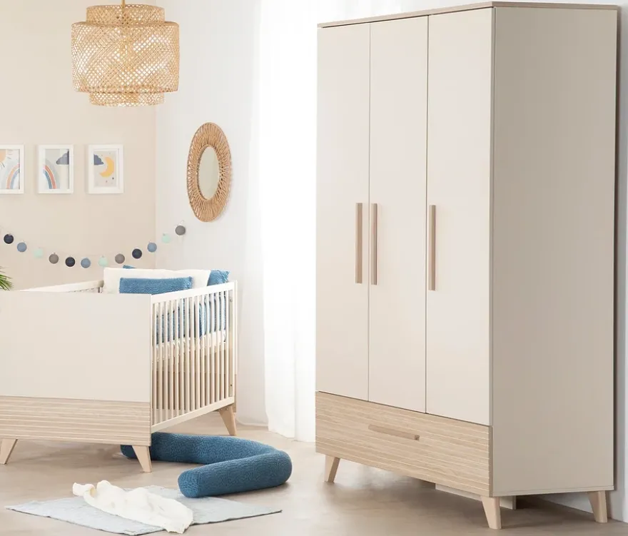 roba Kinder-Kleiderschrank »Sidney«, 3-türig, cashmere