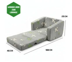 Roba Kindersessel »Minecraft« mit Schlaffunktion, Glow-in-the-Dark