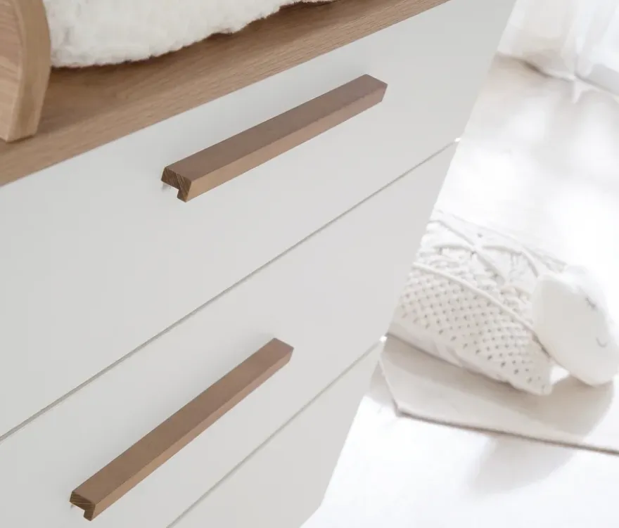 roba Kinderzimmerset »Ole« Bett, Wickelkommode und Schrank