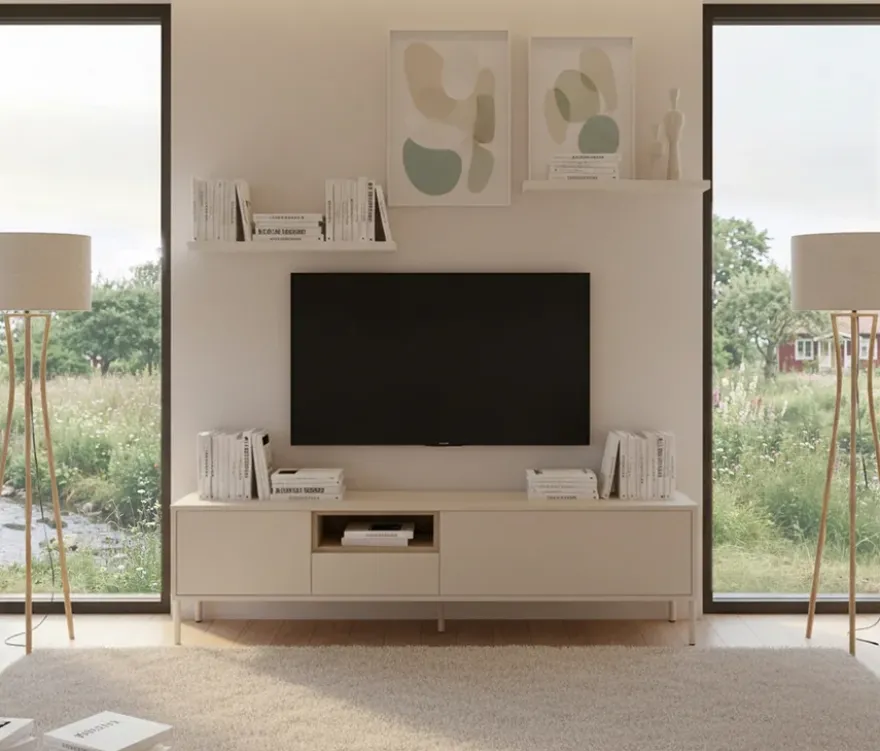 Roba Lowboard "Hygge", cashmere-weiß