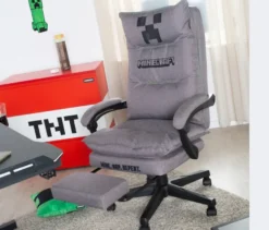roba Minecraft Gaming-Stuhl, grau