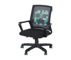 roba Minecraft Gaming-Stuhl, schwarz