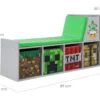 roba Minecraft Sitzbank und Leseregal