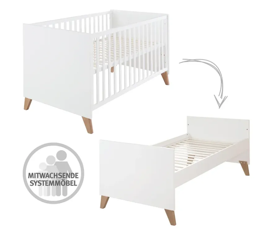 roba »Ole« Kinderzimmerset Bett und Wickelkommode