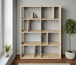 Roba Raumteiler »Fortuna« mit 12 Fächern, Artisan-Eichenoptik
