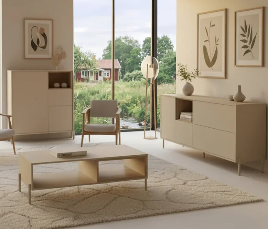 Roba Sideboard »Hygge« mit 1 Tür, cashmere-weiß