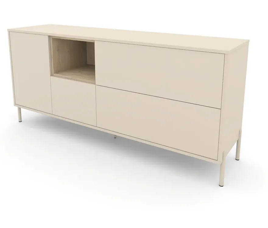 Roba Sideboard »Hygge« mit 1 Tür, cashmere-weiß
