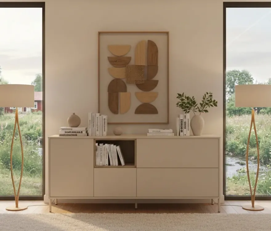 Roba Sideboard »Hygge« mit 1 Tür, cashmere-weiß