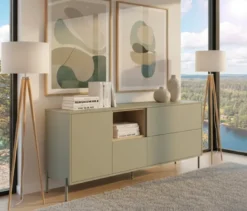 Roba Sideboard »Hygge« mit 1 Tür, salbeigrün
