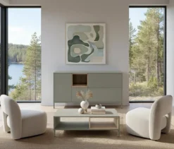 Roba Sideboard »Hygge« mit 1 Tür, salbeigrün