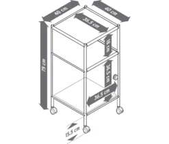 Rollcontainer Metall »CN3 Kids«, pistazie
