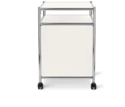 Rollcontainer Metall »CN3« mit Klappe, weiß
