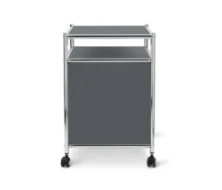 Rollcontainer Metall »CN3« mit Klappe, grau