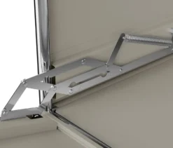 Rollcontainer Metall »CN3« mit 1 Klappenfach, hellgrau