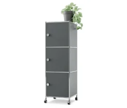 Rollcontainer Metall »CN3« mit 3 Türen, grau