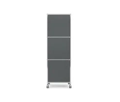 Rollcontainer Metall »CN3« mit 3 Türen, grau