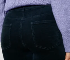 Samthose, dunkelblau