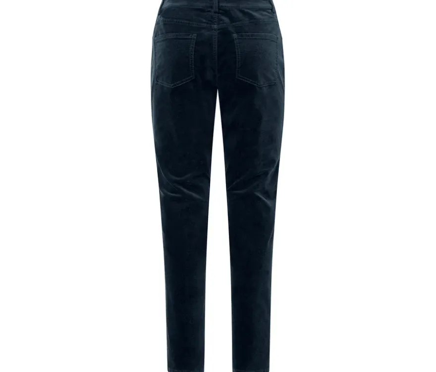 Samthose, dunkelblau