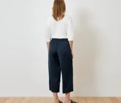 Satinhose, navy