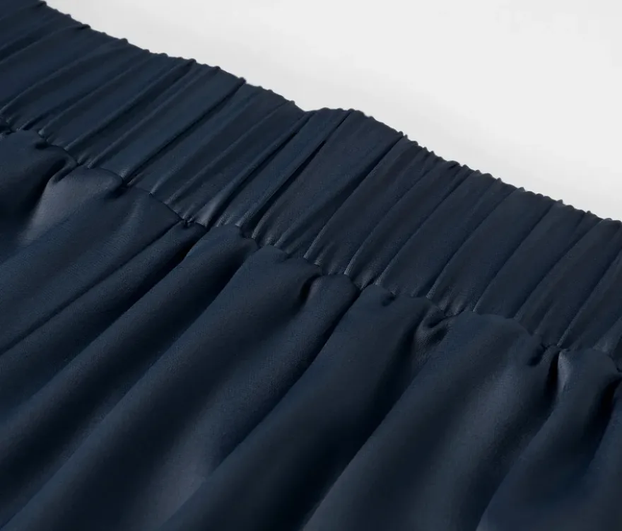 Satinhose, navy