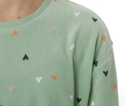 SCHIESSER Kinder-Velours-Pyjama »Herzchen«