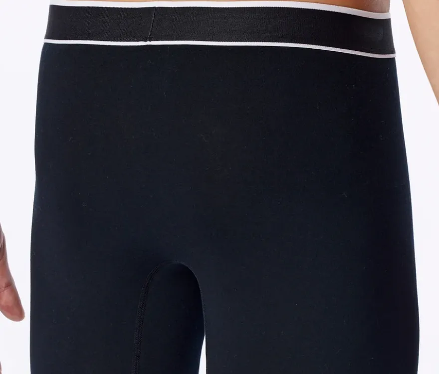 3 SCHIESSER Long-Shorts, schwarz