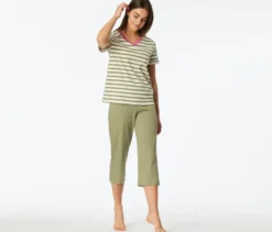 SCHIESSER 3/4-Pyjama-Set
