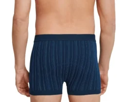 2 SCHIESSER Shorts in Feinripp, blau