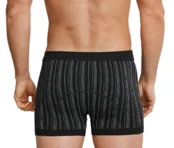 2 SCHIESSER Shorts in Feinripp, schwarz