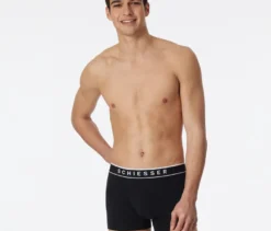 3 SCHIESSER Shorts, schwarz