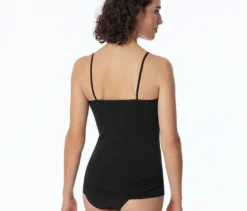 2 SCHIESSER Tops, schwarz