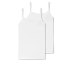 2 SCHIESSER Tops, weiß