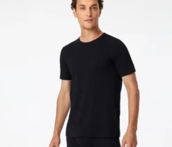 2 SCHIESSER T-Shirts, schwarz