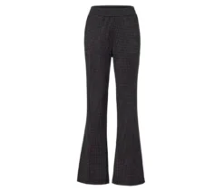 Schlupfhose mit Hahnentritt-Jacquard