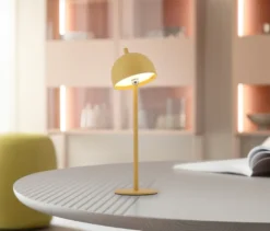 SCHÖNER WOHNEN - Kollektion Akku-Tischleuchte »Bellis«, gelb