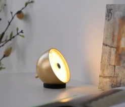 SCHÖNER WOHNEN - Kollektion Akku-Tischleuchte »Bellis«, goldfarben