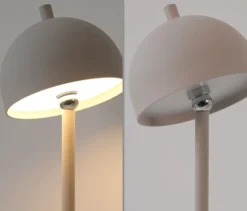 SCHÖNER WOHNEN - Kollektion Akku-Tischleuchte »Bellis«, sandbrise
